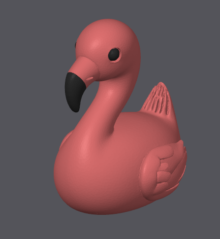Canard Flamand rose