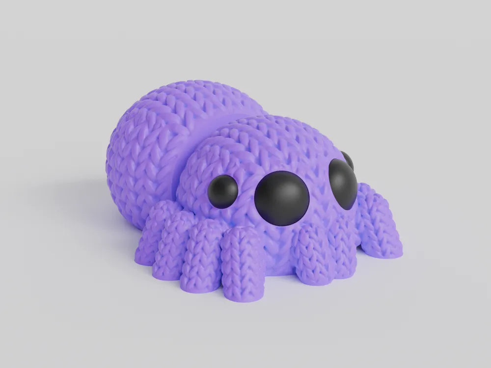 Knitted Jointed Halloween Spider