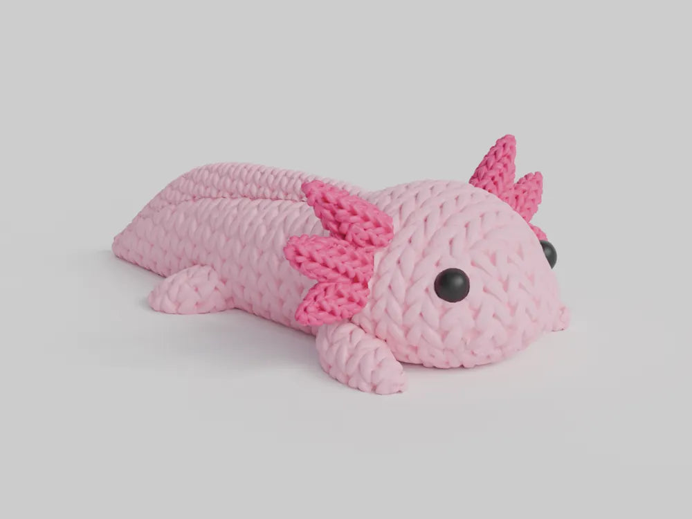 Knitted Axolotl
