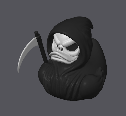 Canard Faucheur de la Mort d'Halloween