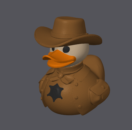 Canard Sheriff du Far West