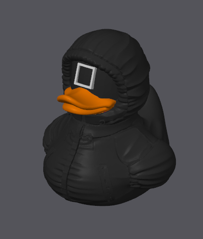 Canard Squid Game Carré Noir