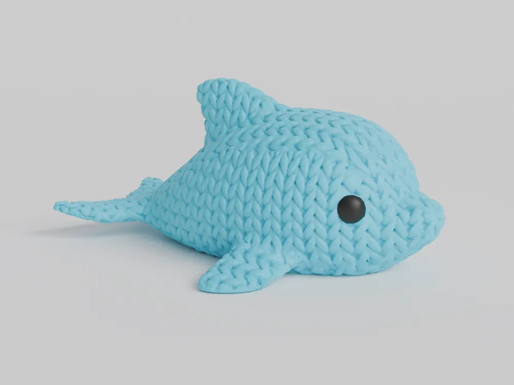 knitted dolphin