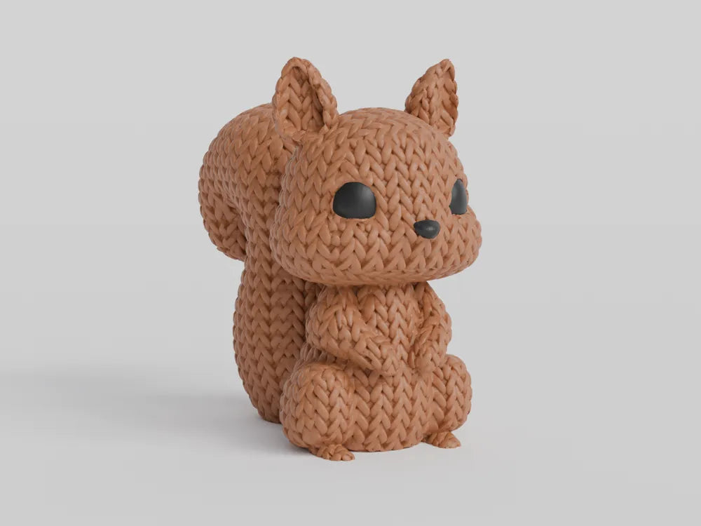 knitted squirrel