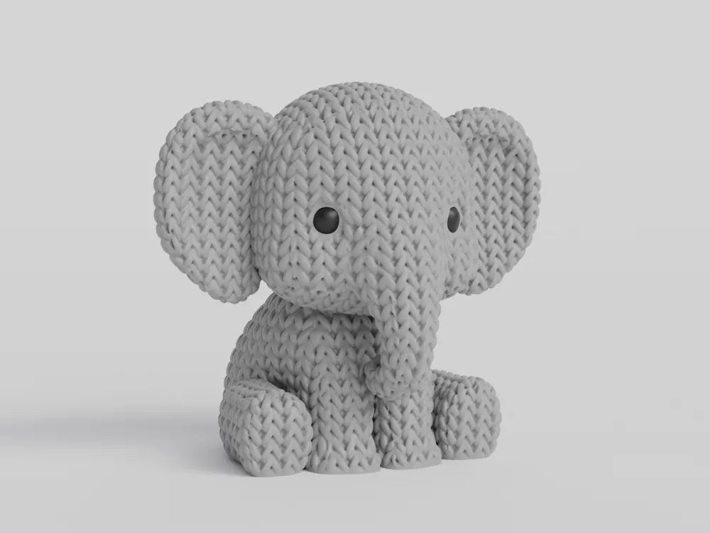 Knitted Elephant