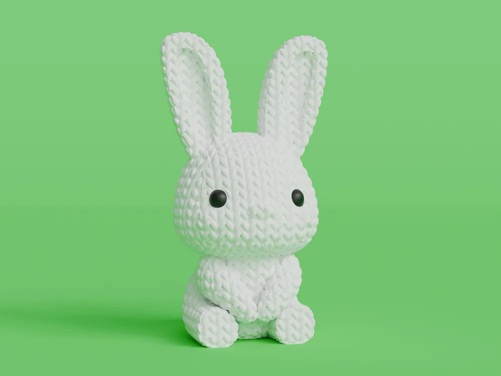 knitted Easter bunny